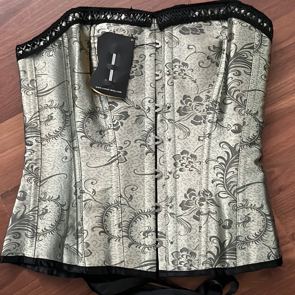 New, Corset by Corset Story, Olive Green Size 14 U.K